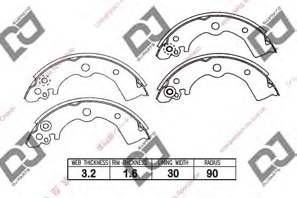 Комплект тормозных колодок