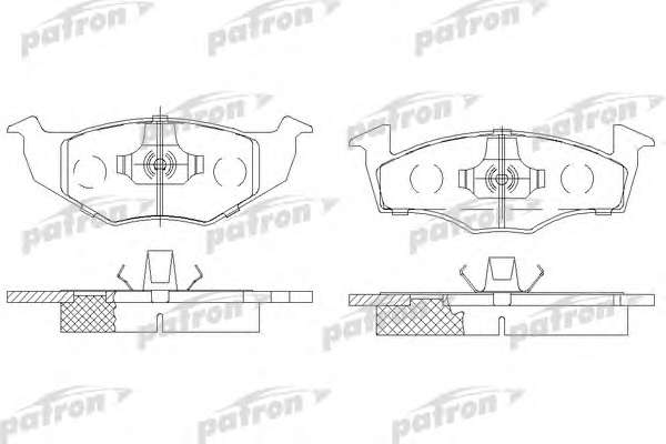 Комплект тормозных колодок, дисковый тормоз