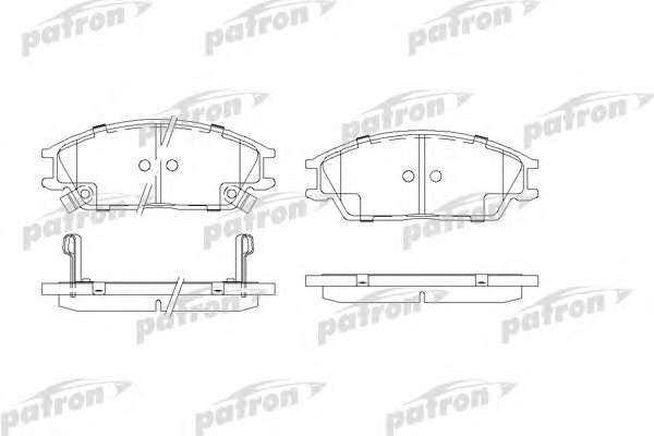 Комплект тормозных колодок, дисковый тормоз