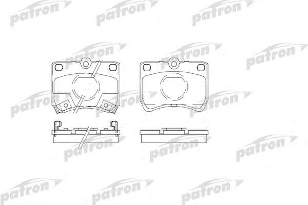 Комплект тормозных колодок, дисковый тормоз