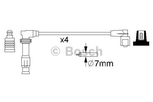 Проводи запалювання Opel Vectra A/B 92-03 (к-кт)