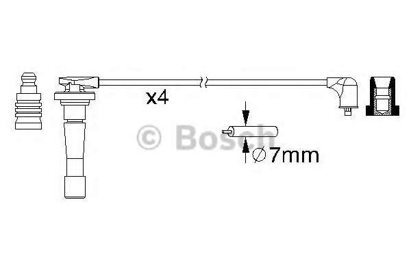 Провід запалювання Honda CR-V 2.0 95-02 (к-кт)