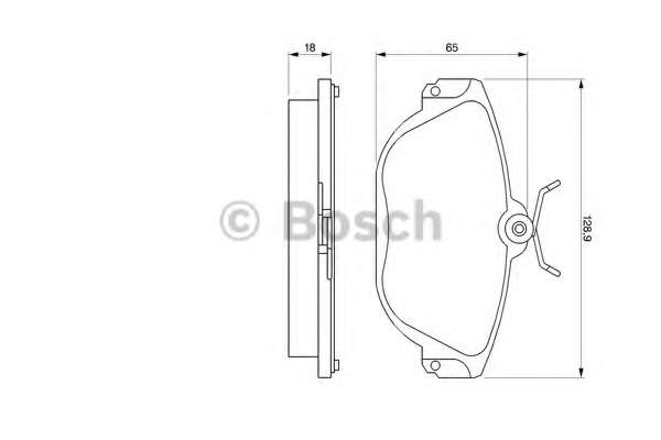Колодки гальмівні (передні) Volvo S90/V90 97-98/740 84-92/780 86-90/940 90-98/960 90-96