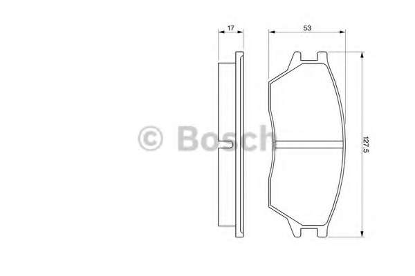 Комплект тормозных колодок, дисковый тормоз