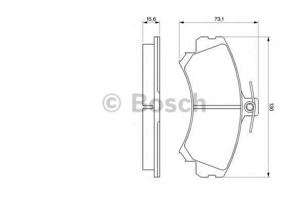 Колодки гальмівні (передні) Mitsubishi Colt 04-12/Carisma/Space Star/Volvo S40/V40 95-06/Smart 04-