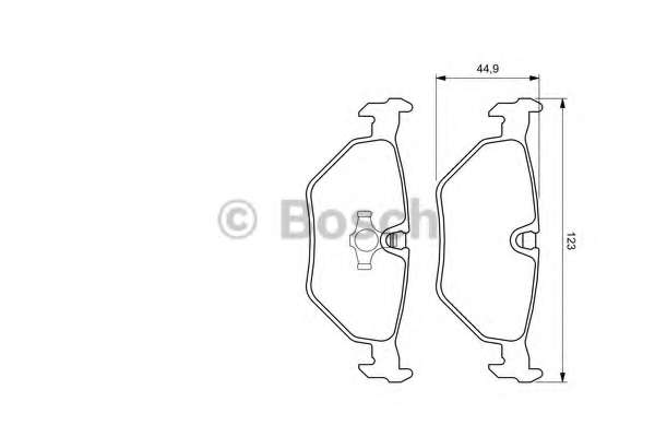 Колодки гальмівні (задні) BMW 3 (E36/E46) 90-06/Z4 (E85) 02-09/Rover 75 99-05/Saab 9-5 97-09
