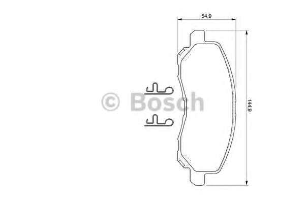 Колодки тормозные (передние) Mitsubishi Lancer VII/VIII 03-/Jeep Compass/ Patriot 06- (SUMITOMO)