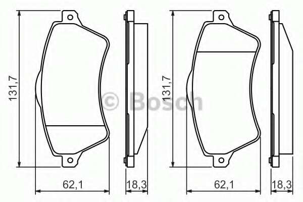 Колодки гальмівні (передні) Land Rover Freelander 98-06 