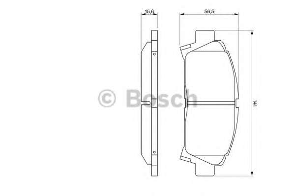 Колодки гальмівні (передні) Toyota Avensis 97-03