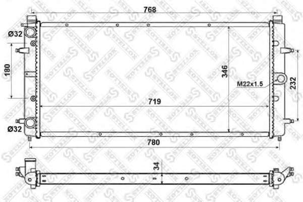 Радиатор, охлаждение двигателя