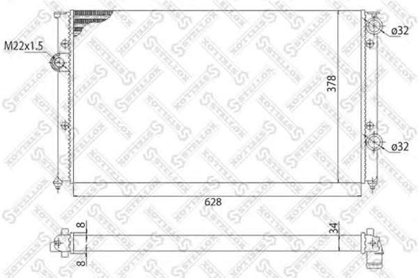 Радиатор, охлаждение двигателя