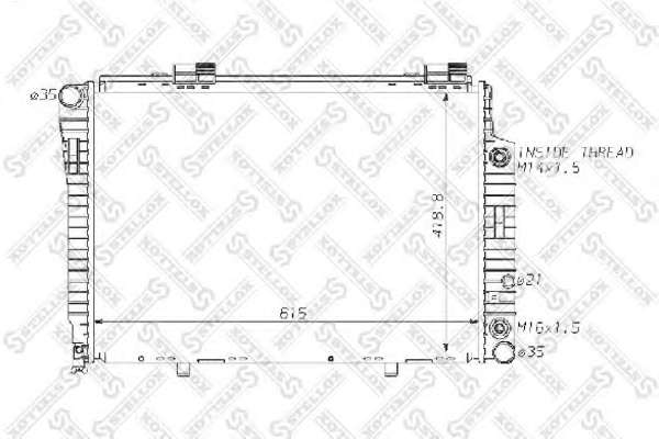 Радиатор, охлаждение двигателя
