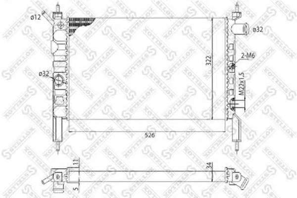 Радиатор, охлаждение двигателя