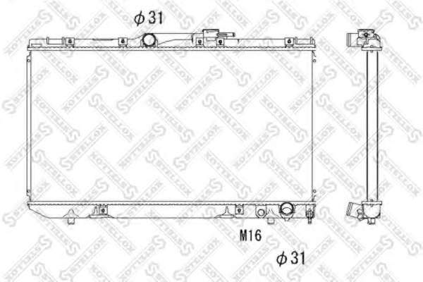 Радиатор, охлаждение двигателя