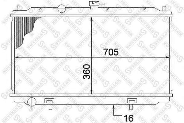 Радиатор, охлаждение двигателя