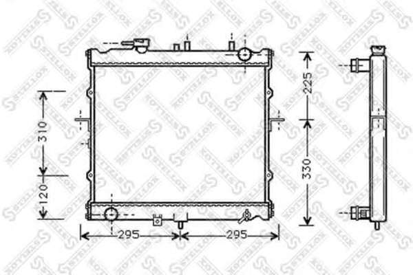 Радиатор, охлаждение двигателя