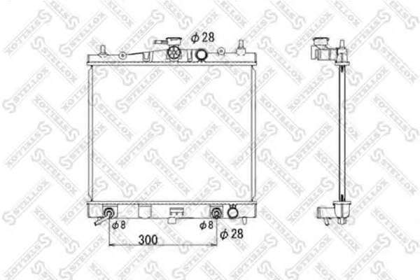 Радиатор, охлаждение двигателя