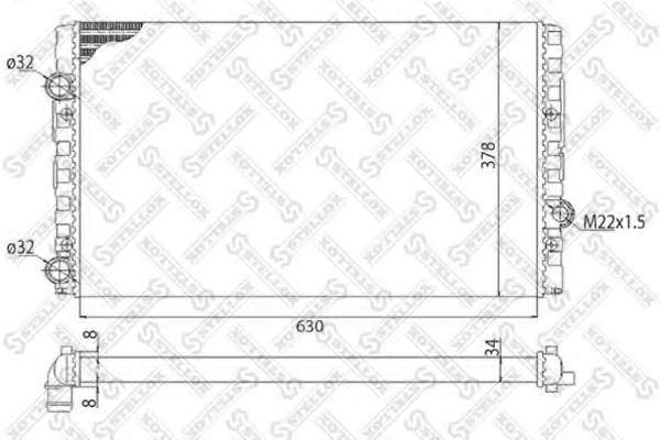 Радиатор, охлаждение двигателя