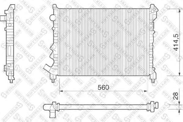 Радиатор, охлаждение двигателя