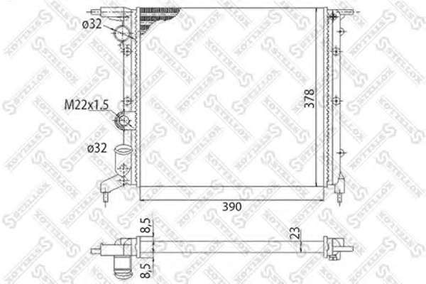 Радиатор, охлаждение двигателя