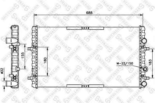 Радиатор, охлаждение двигателя