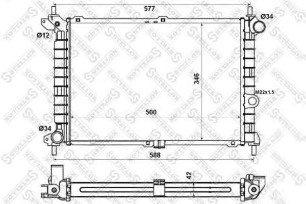 Радиатор, охлаждение двигателя