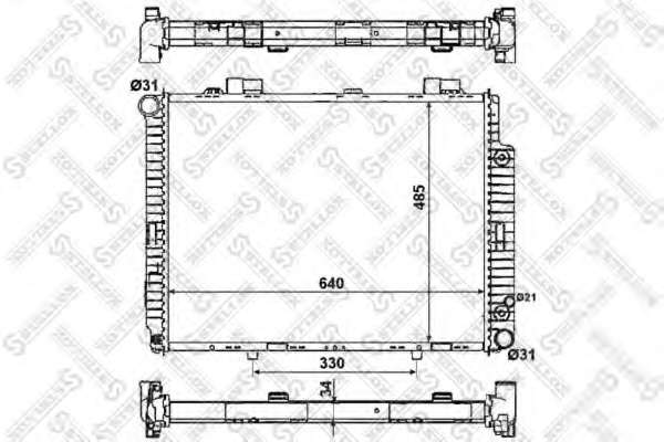 Радиатор, охлаждение двигателя