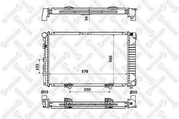 Радиатор, охлаждение двигателя