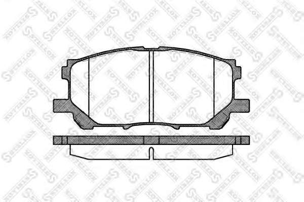 Комплект тормозных колодок, дисковый тормоз