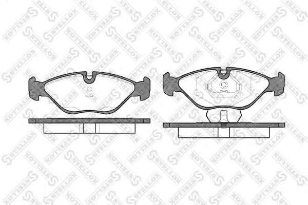 Комплект тормозных колодок, дисковый тормоз