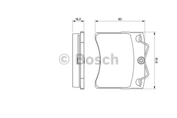Колодки гальмівні (передні) VW T4 1.9-2.5D 90-95 R15