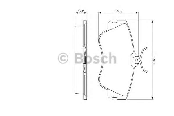 Колодки гальмівні (передні) VW T4 90-03 R15