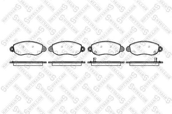 Комплект тормозных колодок, дисковый тормоз