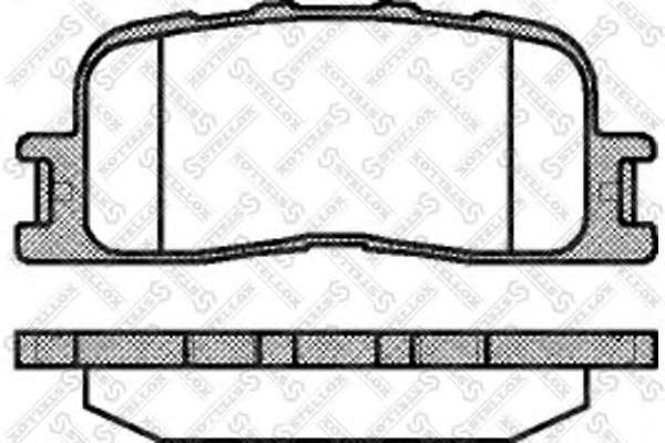 Комплект тормозных колодок, дисковый тормоз