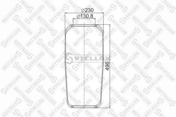 Кожух пневматической рессоры