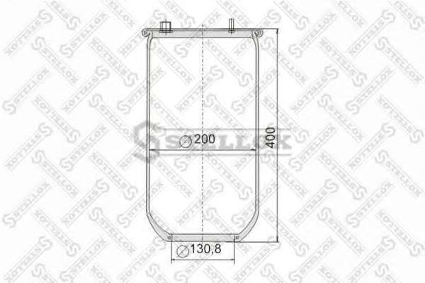 Кожух пневматической рессоры
