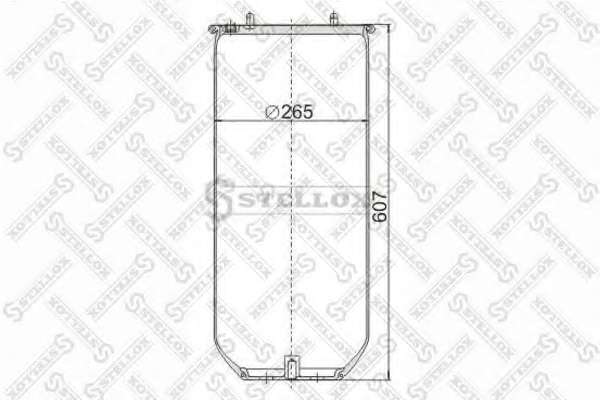 Кожух пневматической рессоры