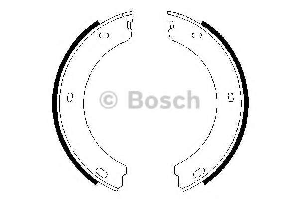Комплект тормозных колодок, стояночная тормозная система