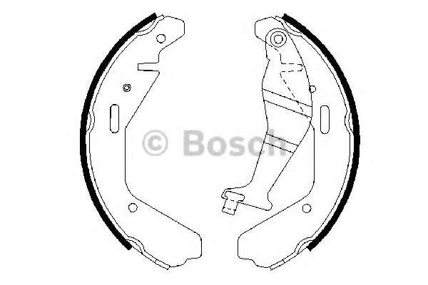 Колодки тормозные (задние) Opel Agila/Suzuki Justy 00- (барабанные) (200x29)