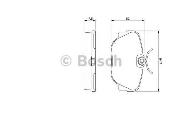 Колодки гальмівні (передні) BMW 3 (E30) 82-94/Z1 88-91