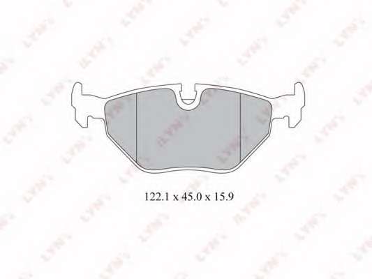 Комплект тормозных колодок, дисковый тормоз