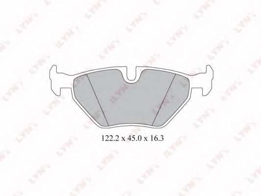 Комплект тормозных колодок, дисковый тормоз
