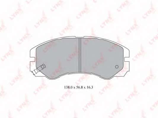 Комплект тормозных колодок, дисковый тормоз