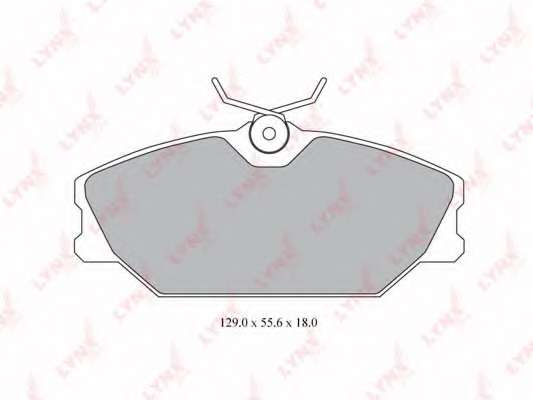 Комплект тормозных колодок, дисковый тормоз
