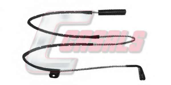 Сигнализатор, износ тормозных колодок