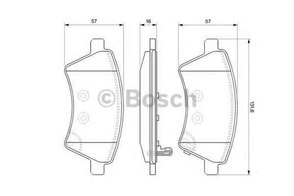 Колодки гальмівні (передні) Fiat Sedici/Suzuki SX4 06-