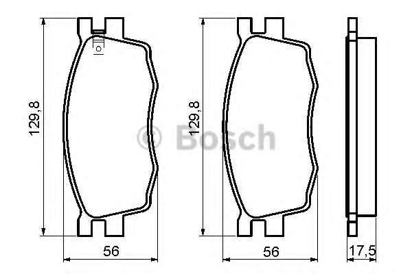 Колодки гальмівні (передні) Kia Rio II 05-/Hyundai i20 08-15/Accent 05-10