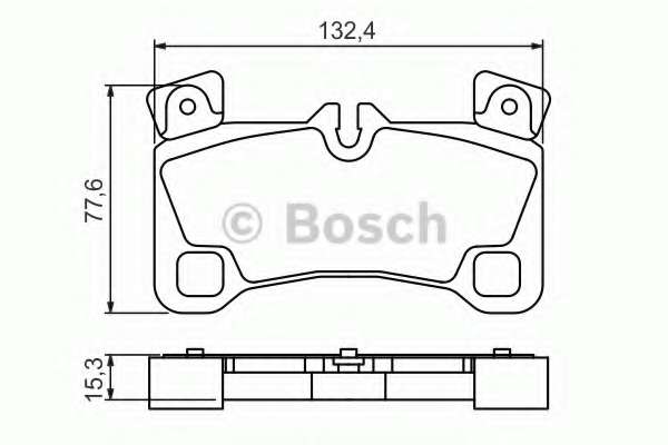 Колодки гальмівні (задні) Audi Q7/ Porsche Cayenne/ VW Touareg 04-15 (Brembo)
