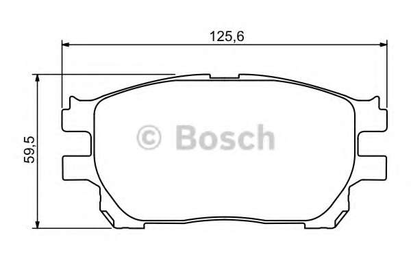 Колодки гальмівні (передні) Toyota Previa II 2.0 D-4D 01-06