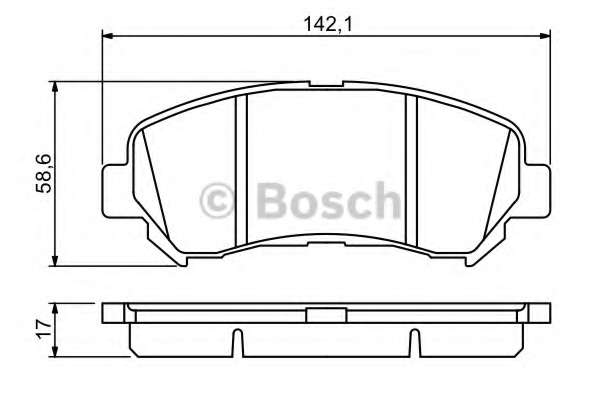 Комплект колодок гальмівних (передніх) Nissan Qashqai/X-Trail 07-